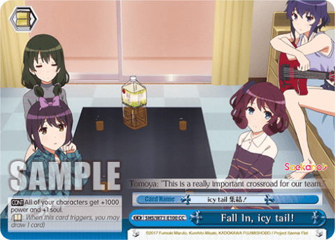 Fall In, icy tail! (SHS/W71-E100) — Saekano♭ How to Raise a Boring Girlfriend. flat