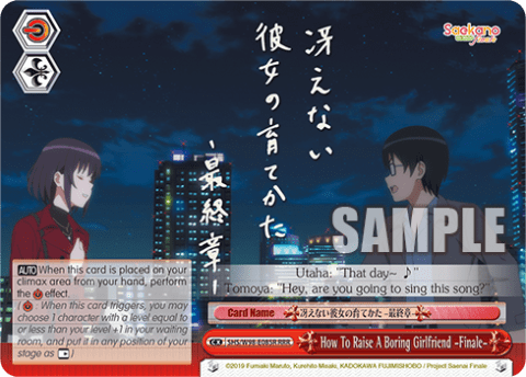 How To Raise A Boring Girlfriend –Finale– (SHS/W98-E085R) — Saekano the Movie: Finale
