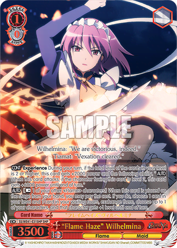 “Flame Haze” Wilhelmina (SS/WE41-E31SHP) — [EX] Shakugan no Shana