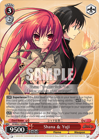 Shana & Yuji (SS/WE41-E38) — [EX] Shakugan no Shana