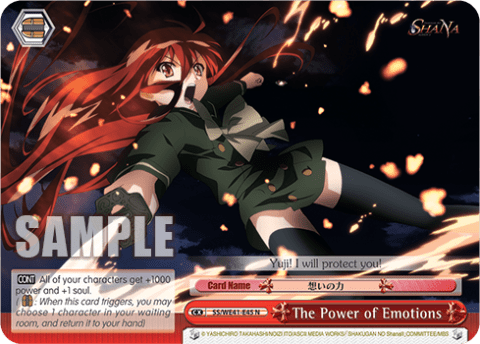 The Power of Emotions (SS/WE41-E45) — [EX] Shakugan no Shana