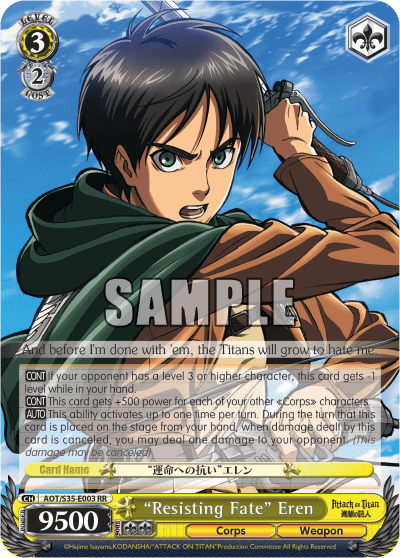 "Resisting Fate" Eren (AOT/S35-E003) — Attack on Titan