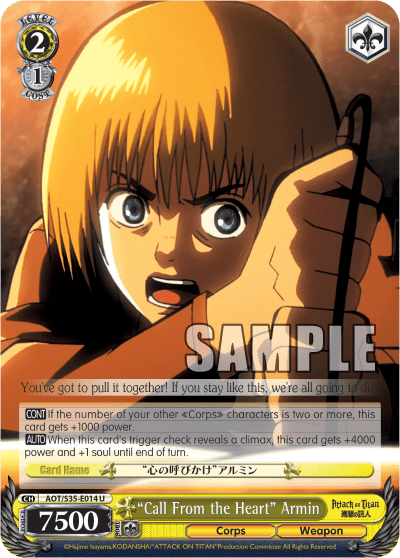 "Call From the Heart" Armin (AOT/S35-E014) — Attack on Titan