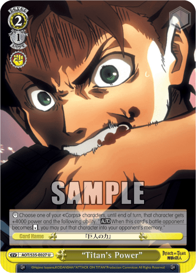 "Titan's Power" (AOT/S35-E027) — Attack on Titan