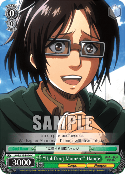 "Uplifting Moment" Hange (AOT/S35-E046) — Attack on Titan