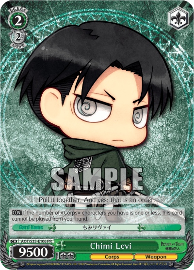 Chimi Levi (AOT/S35-E106) — PR Card 【Schwarz Side】