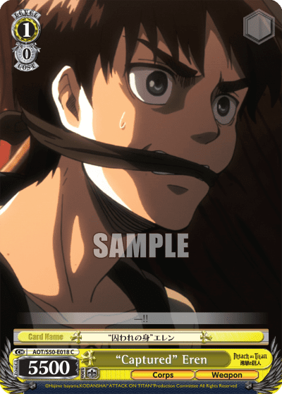 "Captured" Eren (AOT/S50-E018) — Attack on Titan Vol.2