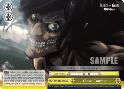 Close Combat (AOT/S50-E024) — Attack on Titan Vol.2