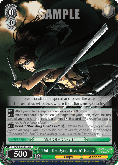 "Until the Dying Breath" Hange (AOT/S50-E027) — Attack on Titan Vol.2