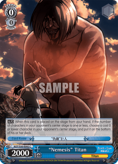 "Nemesis" Titan (AOT/S50-E092) — Attack on Titan Vol.2