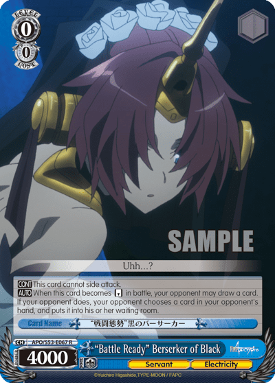 "Battle Ready" Berserker of Black (APO/S53-E067) — Fate/Apocrypha