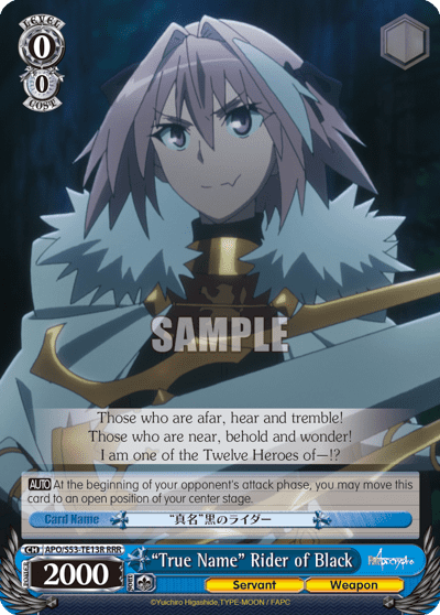 "True Name" Rider of Black (APO/S53-TE13R) — [TD] Fate/Apocrypha