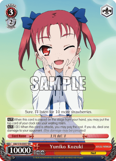Yuniko Kozuki (AW/S18-E057) — Accel・World