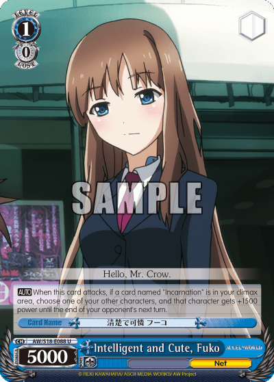 Intelligent and Cute, Fuko (AW/S18-E088) — Accel・World