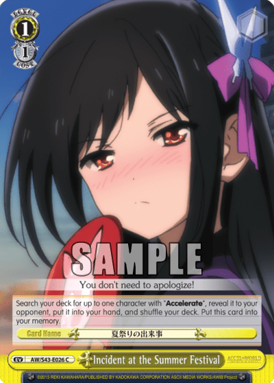 Incident at the Summer Festival (AW/S43-E026) — Accel・World -Infinite Burst-