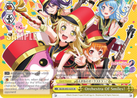 Orchestra Of Smiles! (Holo) (BD/EN-W03-023S) — BanG Dream! Girls Band Party! MULTI LIVE