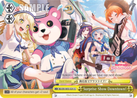 Surprise Show Downtown! (BD/EN-W03-024) — BanG Dream! Girls Band Party! MULTI LIVE