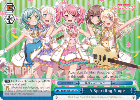 A Sparkling Stage (Holo) (BD/EN-W03-125S) — BanG Dream! Girls Band Party! MULTI LIVE