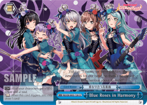 Blue Roses in Harmony (BD/EN-W03-126) — BanG Dream! Girls Band Party! MULTI LIVE
