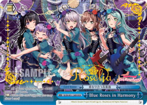 Blue Roses in Harmony (BD/EN-W03-126BDR) — BanG Dream! Girls Band Party! MULTI LIVE
