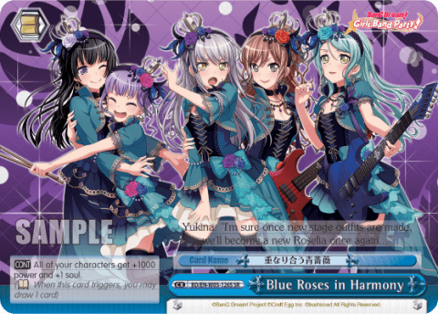 Blue Roses in Harmony (Holo) (BD/EN-W03-126S) — BanG Dream! Girls Band Party! MULTI LIVE