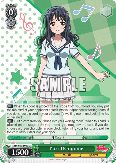 Yuri Ushigome (BD/W47-E010) — BanG Dream!