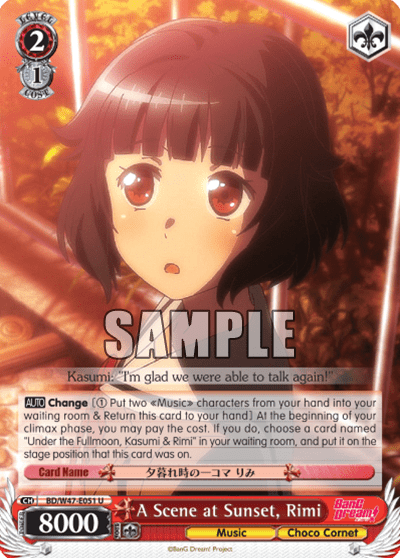 A Scene at Sunset, Rimi (BD/W47-E051) — BanG Dream!