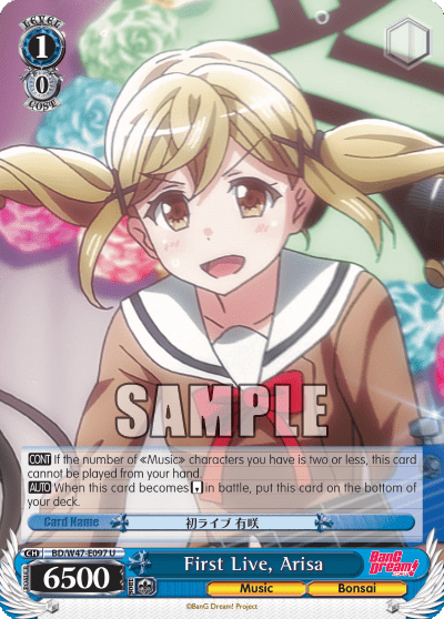First Live, Arisa (BD/W47-E097) — BanG Dream!