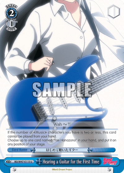 Hearing a Guitar for the First Time (BD/W47-E115) — BanG Dream!