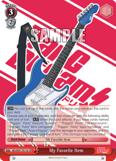 My Favorite Item (BD/W47-TE11b) — [TD] BanG Dream!