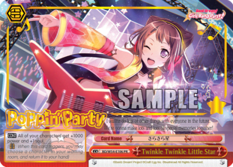 Twinkle Twinkle Little Star (BD/W54-E106) — BanG Dream! Girls Band Party!