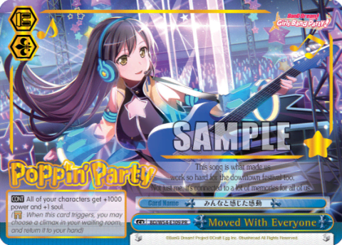 Moved With Everyone (BD/W54-E109) — BanG Dream! Girls Band Party!