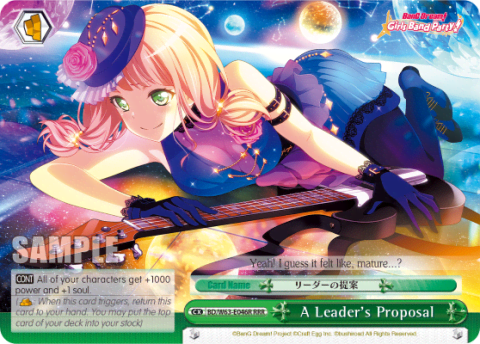 A Leader's Proposal (BD/W63-E046R) — BanG Dream! Girls Band Party! Vol.2