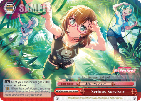 Serious Survivor (BD/W63-E070R) — BanG Dream! Girls Band Party! Vol.2