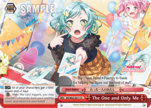 The One and Only Me (BD/W63-E071) — BanG Dream! Girls Band Party! Vol.2