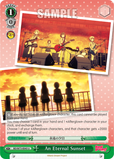 An Eternal Sunset (BD/W73-E045) — BanG Dream! Vol.2
