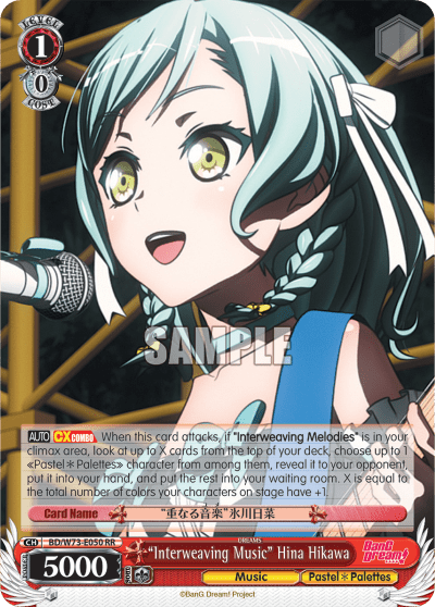 "Interweaving Music" Hina Hikawa (BD/W73-E050) — BanG Dream! Vol.2