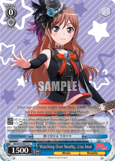 Watching Over Nearby, Lisa Imai (BD/W73-E077) — BanG Dream! Vol.2