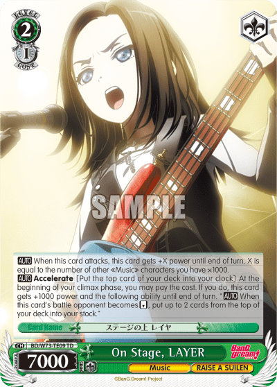 On Stage, LAYER (BD/W73-TE09) — [TD] BanG Dream! [RAISE A SUILEN]