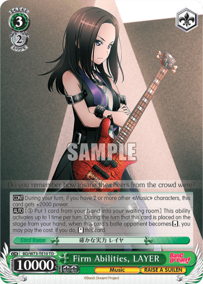 Firm Abilities, LAYER (BD/W73-TE10) — [TD] BanG Dream! [RAISE A SUILEN]