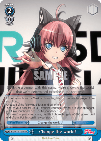 Change the world! (BD/W73-TE19) — [TD] BanG Dream! [RAISE A SUILEN]