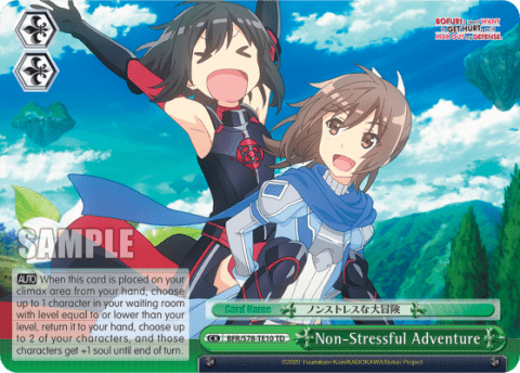 Non-Stressful Adventure (BFR/S78-TE10) — [TD] BOFURI: I Don’t Want to Get Hurt, so I’ll Max Out My Defense.
