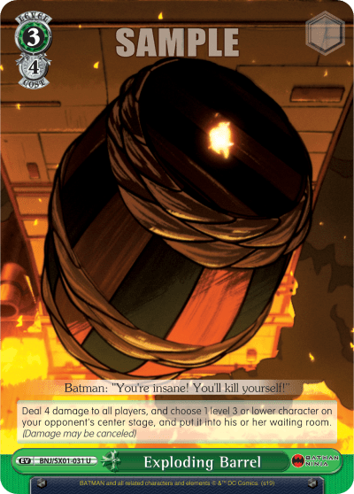 Exploding Barrel (BNJ/SX01-031) — Batman Ninja