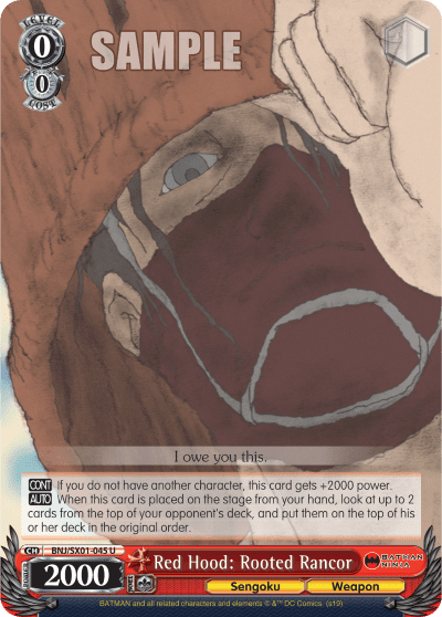 Red Hood: Rooted Rancor (BNJ/SX01-045) — Batman Ninja