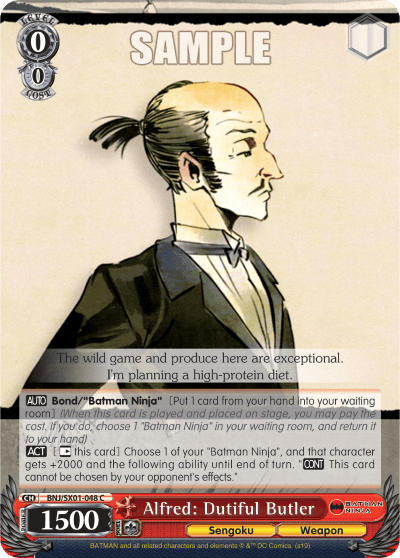 Alfred: Dutiful Butler (BNJ/SX01-048) — Batman Ninja