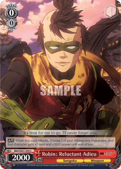 Robin: Reluctant Adieu (BNJ/SX01-050) — Batman Ninja