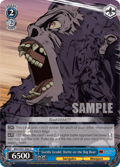 Gorilla Grodd: Battle on the Big Boat (BNJ/SX01-083) — Batman Ninja