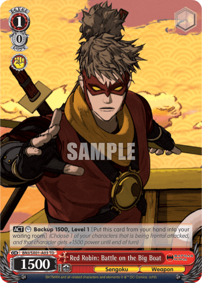 Red Robin: Battle on the Big Boat (BNJ/SX01-A03) — 【Demo Deck】Batman Ninja