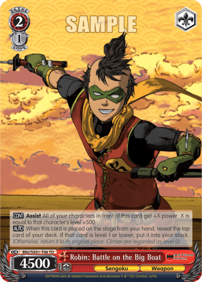 Robin: Battle on the Big Boat (BNJ/SX01-T06) — [TD] Batman Ninja