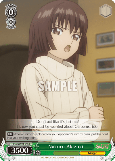 Nakuru Akizuki (CCS/WX01-046) — Cardcaptor Sakura : Clear Card